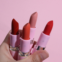 Vente en gros de rouges à lèvres vegan bio à personnaliser, fabricant de produits de maquillage à marque privée, rouge à lèvres mat