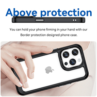 Nouvelle conception 2023 pour iPhone 6 7 8 Étui de téléphone portable coloré Coque transparente en acrylique pour iPhone 11 12 13 14 15 Plus Pro Max