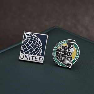 Tùy chỉnh kim loại sinh viên Quà Tặng cổ đồng bạc mạ vàng lá chắn hình dạng lưu niệm trường tốt nghiệp ve áo pins - Product Image 4