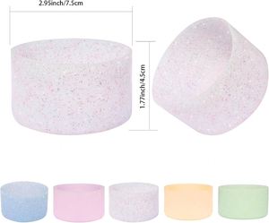 Housse de protection de luxe en silicone de 75 mm pour gobelet, avec paillettes scintillantes et effet diamant, pour adultes, idéale pour les voyages - Product Image 2