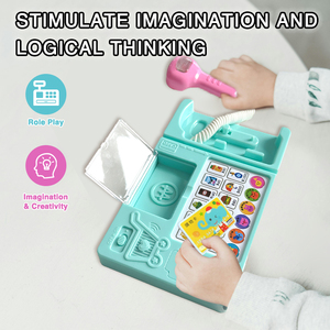 Jouets en plastique personnalisés pour enfants jeu de simulation caissier de supermarché jouets de développement - Product Image 4