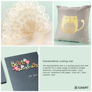 Tapis de coupe adhésif à poignée Standard, vente en gros, pour <span class=keywords><strong>Cricut</strong></span> <span class=keywords><strong>Maker</strong></span> 3/<span class=keywords><strong>Maker</strong></span>/<span class=keywords><strong>Cricut</strong></span> Explore Air 2/Air/One 12x12, tapis de remplacement - Product Image 5