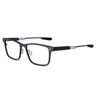 Monture de lunettes optiques de luxe en fibre de carbone, monture rectangulaire pour lunettes, montures optiques, lunettes pour hommes, lunettes