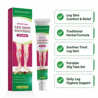 Crème apaisante pour les jambes Zourunan, soulagement des varices, pour les jambes fatiguées et lourdes, soin quotidien confortable, tube souple de 20 g, vente en gros