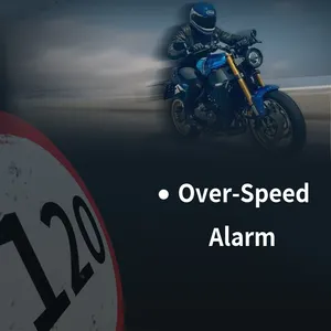 オートバイロケーショントラッカーGPSMoto TR08X用の過速度警告リアルタイム追跡デバイス