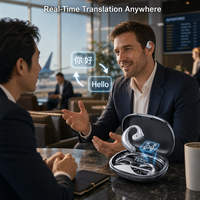 Écouteurs de traduction intelligents S900-M8 avec IA, sans fil Bluetooth, traducteur en temps réel pour 158 langues, écouteurs TWS, vente en gros OEM