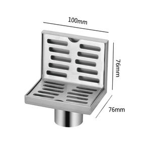 YOTO防臭バスルームフロア排水L字型厚角排水フロア排水サイド列L字型 - Product Image 6