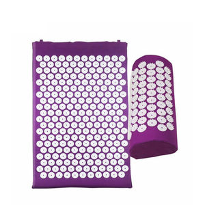 थोक फिटनेस हटाने योग्य और धोने योग्य एक्यूपंक्चर सुई चटाई और एक्यूप्रेशर तकिया - Product Image 3
