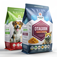 Emballage de collation de nourriture pour chien chat impression numérique à fermeture éclair emballage flexible debout sac de nourriture pour animaux de compagnie personnalisé avec logo