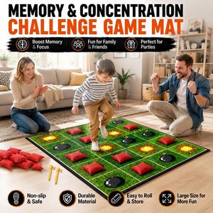 Gioco da Campo Minefield e Giochi all'Aperto con 9 Sacchi <span class=keywords><strong>di</strong></span> Fagioli Sicuri e 9 Sacchi <span class=keywords><strong>di</strong></span> Fagioli a Forma <span class=keywords><strong>di</strong></span> <span class=keywords><strong>Mina</strong></span> per Bambini, Adulti e Famiglie - Product Image 6