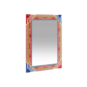 Miroir mural de luxe moderne avec cadre en métal de grande taille, motif ethnique artisanal haut de gamme, idéal pour l'entrée d'une grande maison et le hall d'un hôtel - Product Image 1