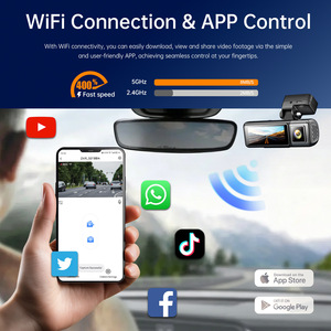 Nouvelle caméra embarquée <span class=keywords><strong>4K</strong></span> à objectif caché modèle 3, écran IPS 3,16'', Wi-Fi et GPS, vision nocturne, capteur G, enregistrement en boucle, 180° °   Ultra grand angle - Product Image 4