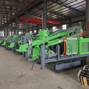 광산용 펌프 모터 부품이있는 금광 표면 코어 드릴링 용 800m 완전 유압 크롤러 장착 드릴 장비 - Product Image 3