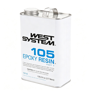 Résine époxy GL Premium West System 105, Partie 1, transparente, haute résistance, pour la réparation de bateaux composites, 3,7 L - Product Image 3