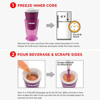 250ML Smoothie Slush Shake Maker Beker IJsvormpjes Vriespopsicle Lepel Maker Fruitsap Bevroren Zomer Waterfles