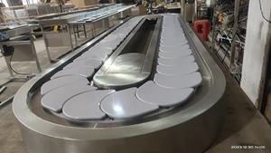 Kleiner Sushi-Karussell förderer aus Edelstahl zur Anzeige von Schmuck taschen, Kleidungs schuhen - Product Image 3