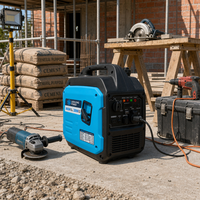 3,5kW Digitaler Inverter-Benzingenerator 220V Leiser Tragbarer Mini-Hochleistungsgenerator für Notfälle im Innen- und Außenbereich