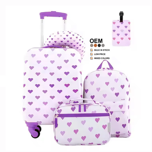 Equipaje <span class=keywords><strong>Infantil</strong></span>, Maletas para Niñas, Maletas Infantiles con Ruedas, <span class=keywords><strong>Maleta</strong></span> para Niños Pequeños, Juego de Maletas de Viaje de 5 Piezas - Product Image 1