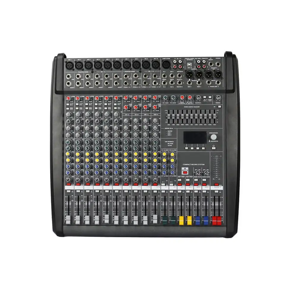 Hot Verkoop Box Digitale Power Sound Console Dinacord Mixer Audio Professionele 3 Voor Dj Stage