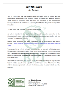 100% fécule de maïs compostable biodégradable PBAT PLA PHB résine PHA granulés PCL granulés en plastique pour injection - Product Image 6