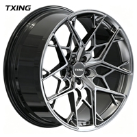 Jantes forgées concaves en alliage d'aluminium de haute qualité, 16-22 pouces, design personnalisé Hyper Black Mesh, nouvelles 40mm 25mm 30mm