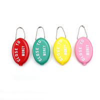 Porte-monnaie et pochette miniatures imperméables en PVC/silicone/caoutchouc avec logo personnalisé, impression UV, fabricant OEM