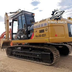 Excavatrice Caterpillar 320D d'occasion, modèle 2023, poids opérationnel de 20 tonnes, capacité de la benne de 1,0 m³, chenilles en caoutchouc, pour vidéo explicative - Product Image 2