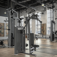 Vente directe d'usine, équipement de musculation professionnel, machine à pec fly à charge par broche pour l'entraînement du dos