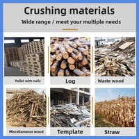 Grande ligne de production de granulés de biomasse pour broyeur de bois, déchiqueteuse de déchets de bois, broyeur de bûches, déracineur de souches, concasseur de planches, moteur 8t/h
