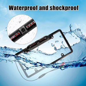 กล้องส่องป้ายทะเบียนรถยนต์กล้องมองหลังพร้อมไฟ LED 8ดวง170มุมมอง ° กล้องถ<span class=keywords><strong>อย</strong></span>หลังระบบช่วยรักษาความปลอดภัยอเนกประสงค์ - Product Image 4