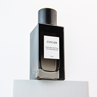 Flacon de parfum importé avec couvercle en bois, 5 pièces, 30ml, 50ml, 100ml