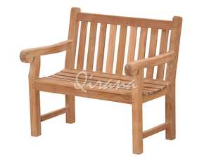 Banco de madera clásico de alta calidad de 100 CM, asientos cómodos personalizables para patios al aire libre, parques, hospitales, etiqueta privada moderna - Product Image 1