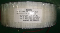 Toroïdal transformateur 800VA entrée 220V 50Hz sortie 0-20V;20V-0-20V;48V-0-48V;48V-0-48V pour industrielle machines et équipement