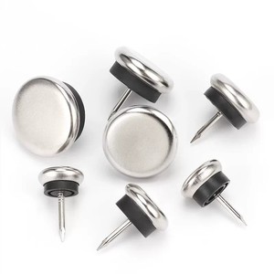 Xinshengfa Furniture Leg Protection Pad Metal Plate <b>Nails</b> 01114 Universal For Sofa <b>Table</b> Chair Stool Soundproof Wear Resistant - Product Image 2