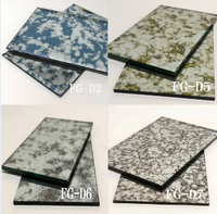 Luxury Top Quality Vintage Tinted Silver Mirror Classical Decorative Antique Color Aluminum Wall Mirror Sheet Glass