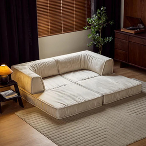 Customized Foam Compressed Sofa <b>Bed</b> L Shape <b>Foldable</b> Modular Multifunctional For Living Room Small Apartment <b>Single</b> Double - Product Image 3
