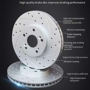 380mm tweedelige sportremrotor voor Mercedes-AMG, voor Porsche 911, compatibel met carbon keramiek - Product Image 4