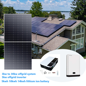 Kit năng lượng mặt trời 10KW giá hoàn chỉnh năng lượng mặt trời năng lượng Kit năng lượng mặt trời 6-10kw năng lượng mặt trời hệ thống lưới 8KW lai hệ thống năng lượng mặt trời năng lượng Kit - Product Image 4