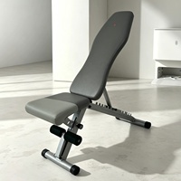 Banc de musculation pliable ATHSPO, multi-positions réglables (incliné/décliné/plat) pour l'entraînement à domicile