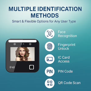 Contrôle d'accès par empreinte digitale portable EBKN Cloud Linux <span class=keywords><strong>WIFI</strong></span> RS485 RS232 avec enregistrement du temps, QR, reconnaissance faciale et SDK gratuit - Product Image 3