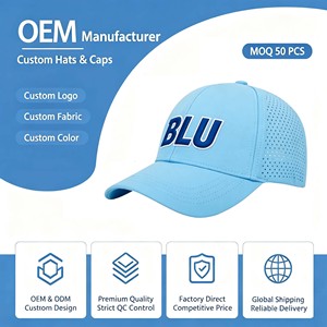 Wholesale 5 Panel Laser Cut Drilled Hole Hard Top Structured Perforated Gorras Sport Club Golf Rope Snapback <b>Hat</b> <b>Cap</b> - Product Image 1