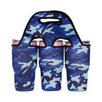 Nouvelle mode personnalisée : Sacs isothermes en néoprène pour 3 bouteilles, supports pour canettes, sacs de refroidissement pour 3 verres à vin, isolés thermiquement, imperméables, 26L