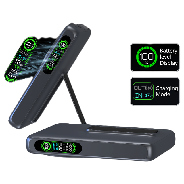 Small Magnetic Power Bank 10000 Mah Portable Mobile Phone Wireless Magnetic Charger 15w Type C