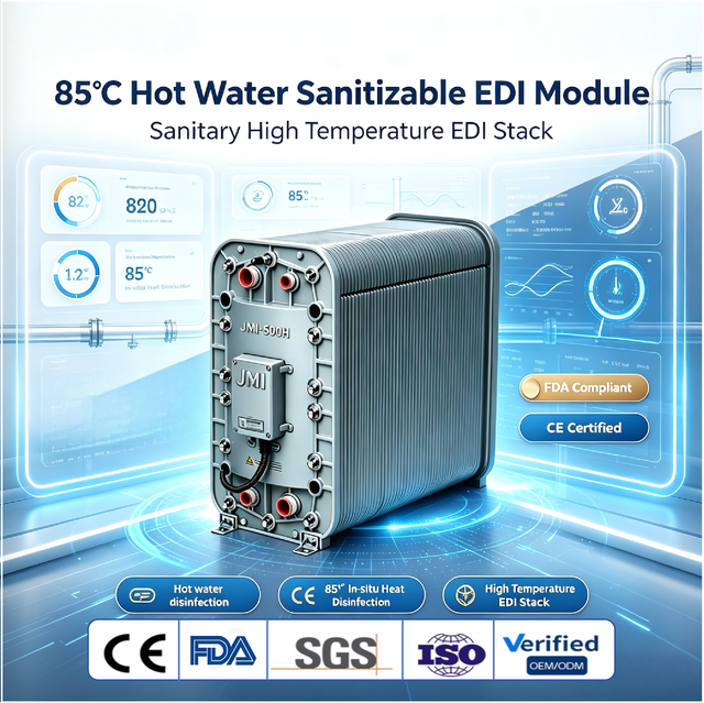 High-temperature Sanitary EDI Membrane Stack, No Chemical Regeneration - Used for Biological Water Treatment Equipment