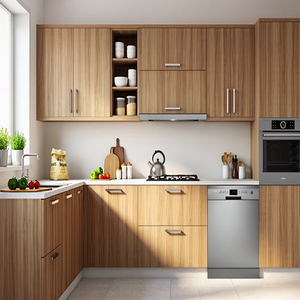 Custom prezzo di fabbrica materiale di <span class=keywords><strong>legno</strong></span> moda <span class=keywords><strong>legno</strong></span> armadi da <span class=keywords><strong>cucina</strong></span> Set di stoccaggio di Design <span class=keywords><strong>cucina</strong></span> in <span class=keywords><strong>legno</strong></span> <span class=keywords><strong>mobile</strong></span> con accessori - Product Image 4
