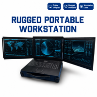 Factory Custom Portable Panel PC 17.3in All-In-One with Triple Screen I5i7-12th13th CPU Industrial Used