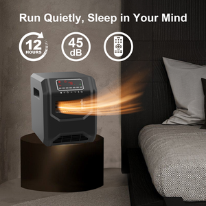 12 giờ hẹn giờ nhanh chóng sưởi ấm nhỏ trong nhà ấm hơn hồng ngoại thạch anh sưởi ấm không khí freestanding điện không gian tủ nóng - Product Image 4