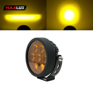 12V 80 Wát xe máy Spotlight đôi <span class=keywords><strong>Led</strong></span> xe ánh sáng với DRL cho 4x4 xe máy phụ trợ đèn sương mù màu kép trắng đèn vàng - Product Image 3