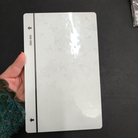 Fonlyu - Protector de Pantalla Transparente Mate de 190*120 mm con Diseño Texturizado, Películas de Hidrogel para Máquina de Corte con Plotter