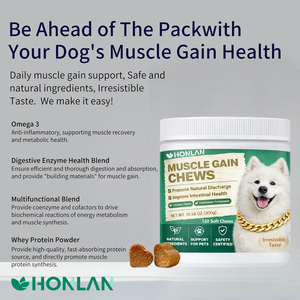 Vente flash : Friandises molles pour chiens pour la prise de masse musculaire - Renforce les muscles, soutient la santé immunitaire, la santé globale, oméga et haute teneur en protéines - Product Image 2